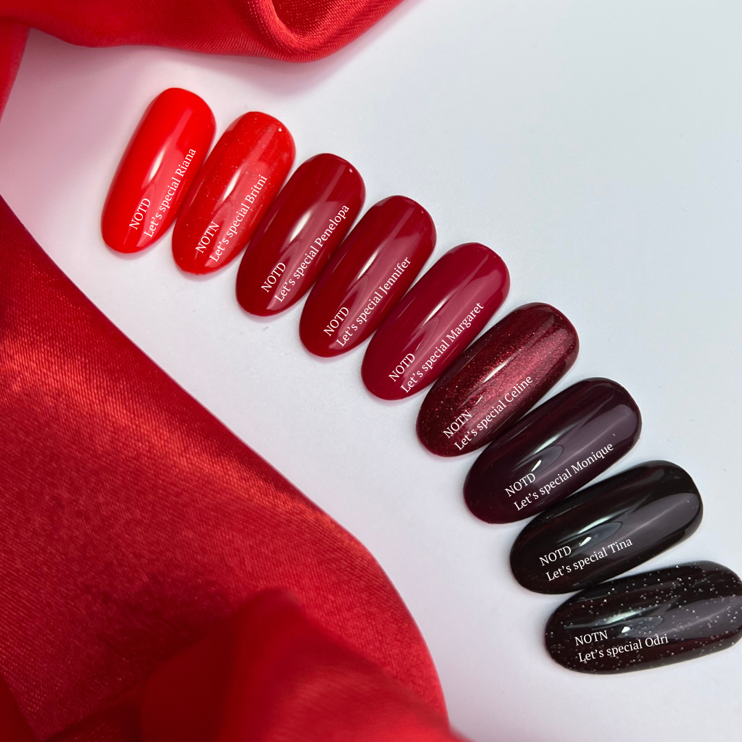 NAILSOFTHEDAY Let's Special Margaret - esmalte de uñas en gel monocapa magenta oscuro, 10 ml