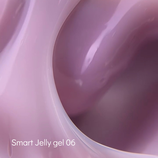 NAILSOFTHEDAY Smart Jelly gel 06 — gel constructor para uñas de color rosa púrpura, 15 g