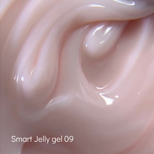 NAILSOFTHEDAY Smart Jelly gel 09 — gel de construcción color beige leche para uñas, 15 g