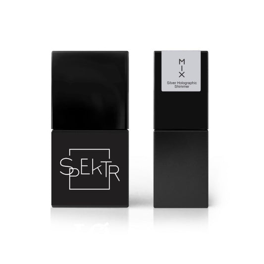 Spektr Gel Polish MIX *100 Silver Holographic Shimmer 10ml