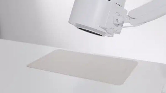 Tapeta Mesa Manicura 4Blanc PU 500×300 – Gris, Beige y Blanco