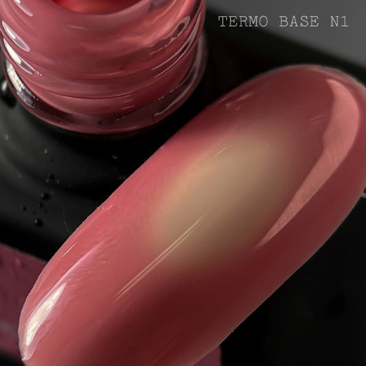 NAILSOFTHEDAY Termo base 01 – base termo polen rosa + lechosa, 10 ml