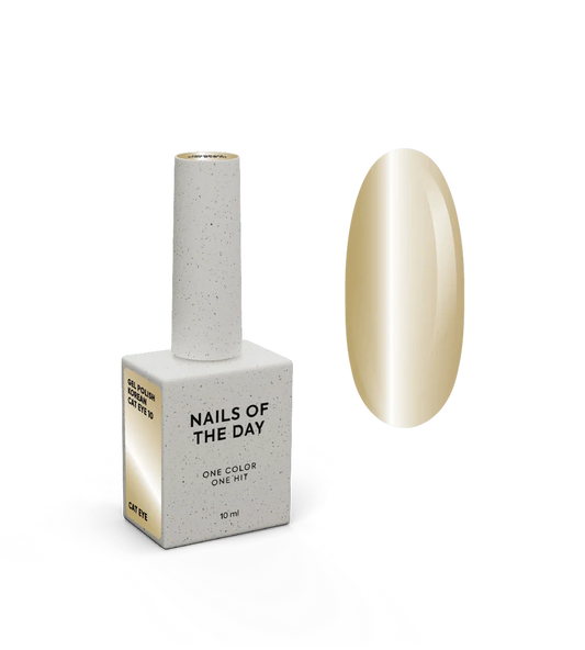 NAILSOFTHEDAY Korean cat eye 10 – gel efecto ojo de gato en tono dorado cálido, 10 ml Precio habitual €11,95 EUR