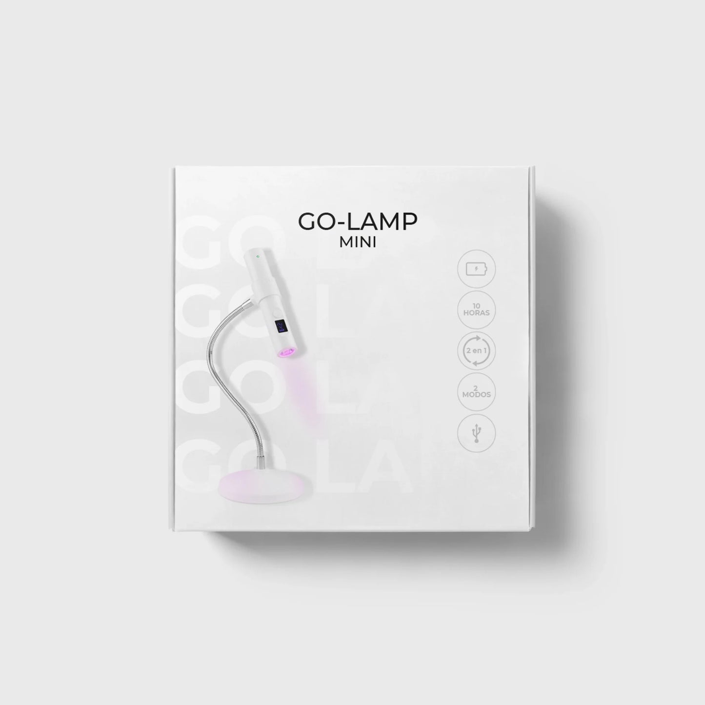 GO-LAMP MINI, Lampara de uñas Secado Moldes Tips
