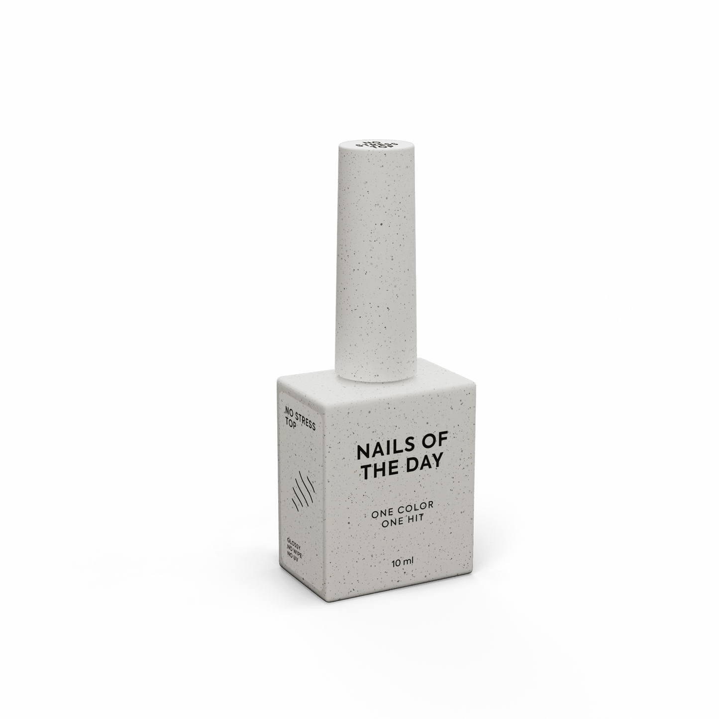 NAILSOFTHEDAY No stress top no wipe - top brillante sin capa pegajosa y sin filtros UV,  10 ml