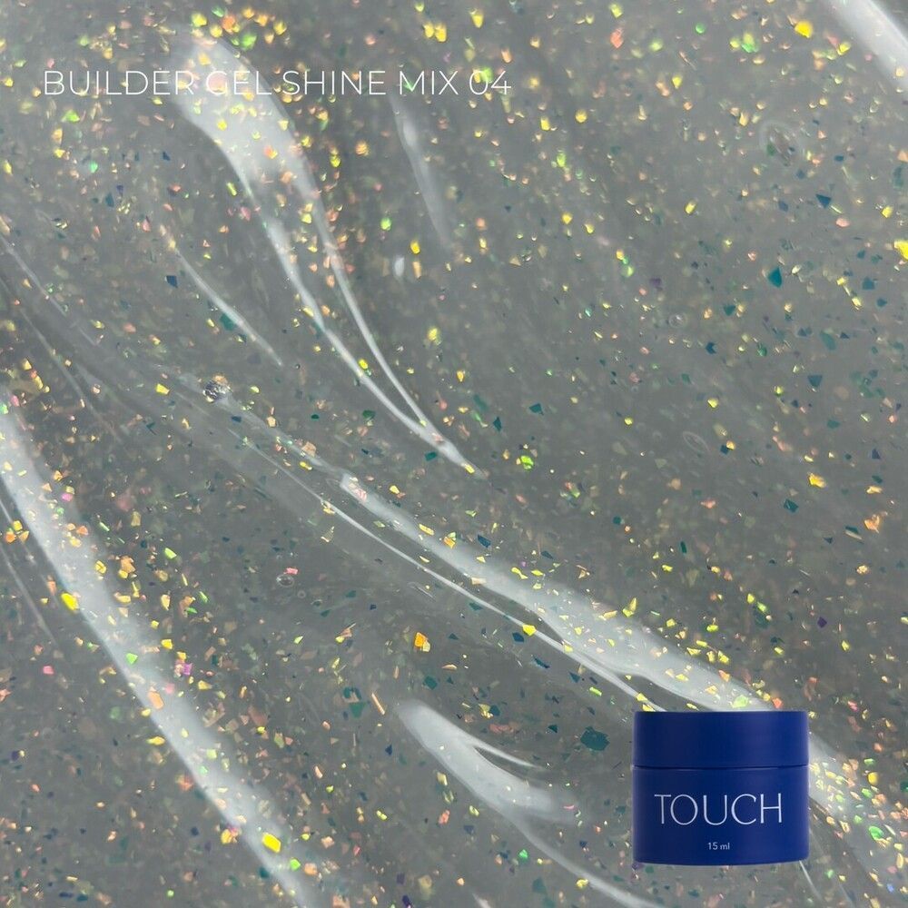 TOUCH Builder gel 15ml Shine Mix, 4