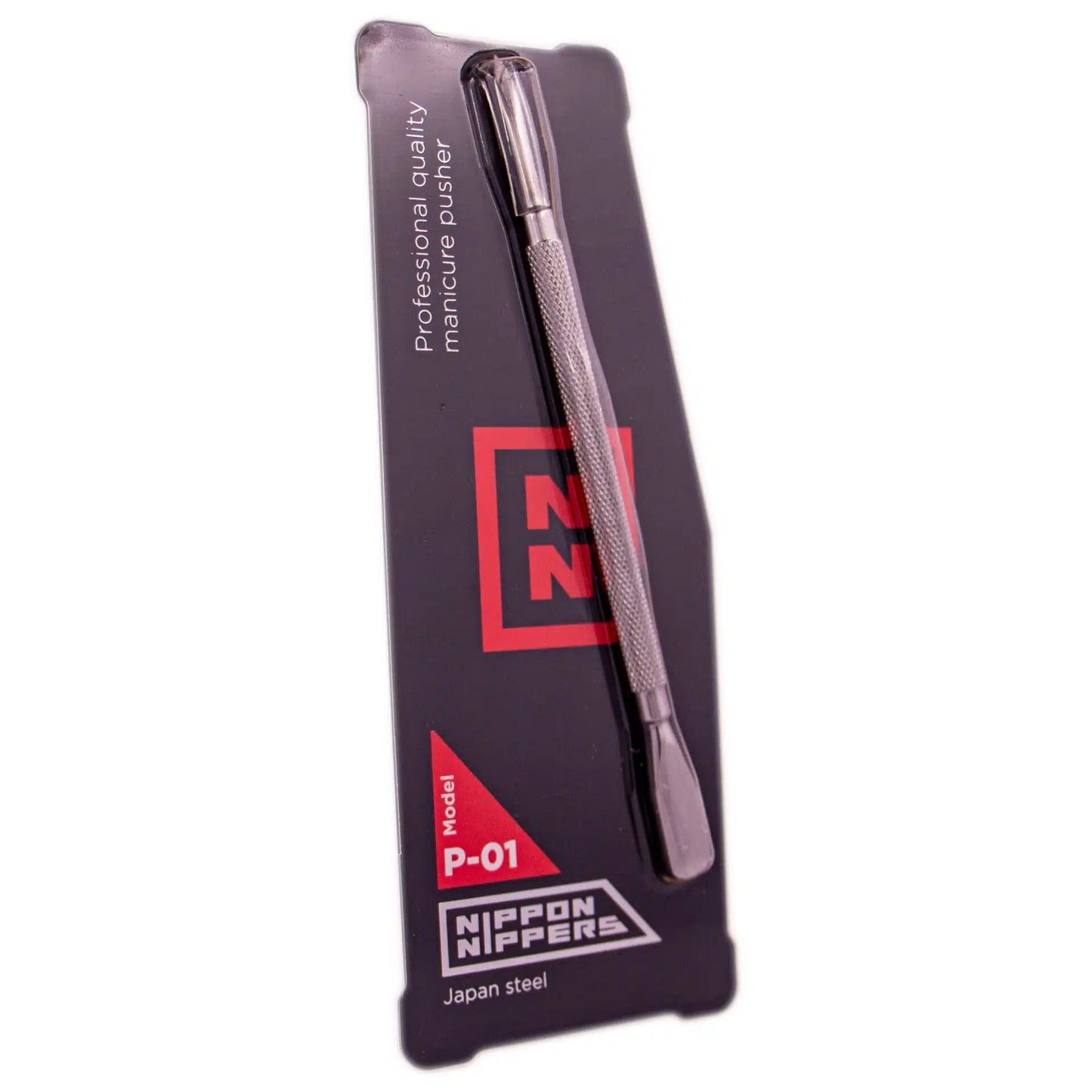 Nippon Nippers Empujador de Cutícula, Espátula y Pica P-01