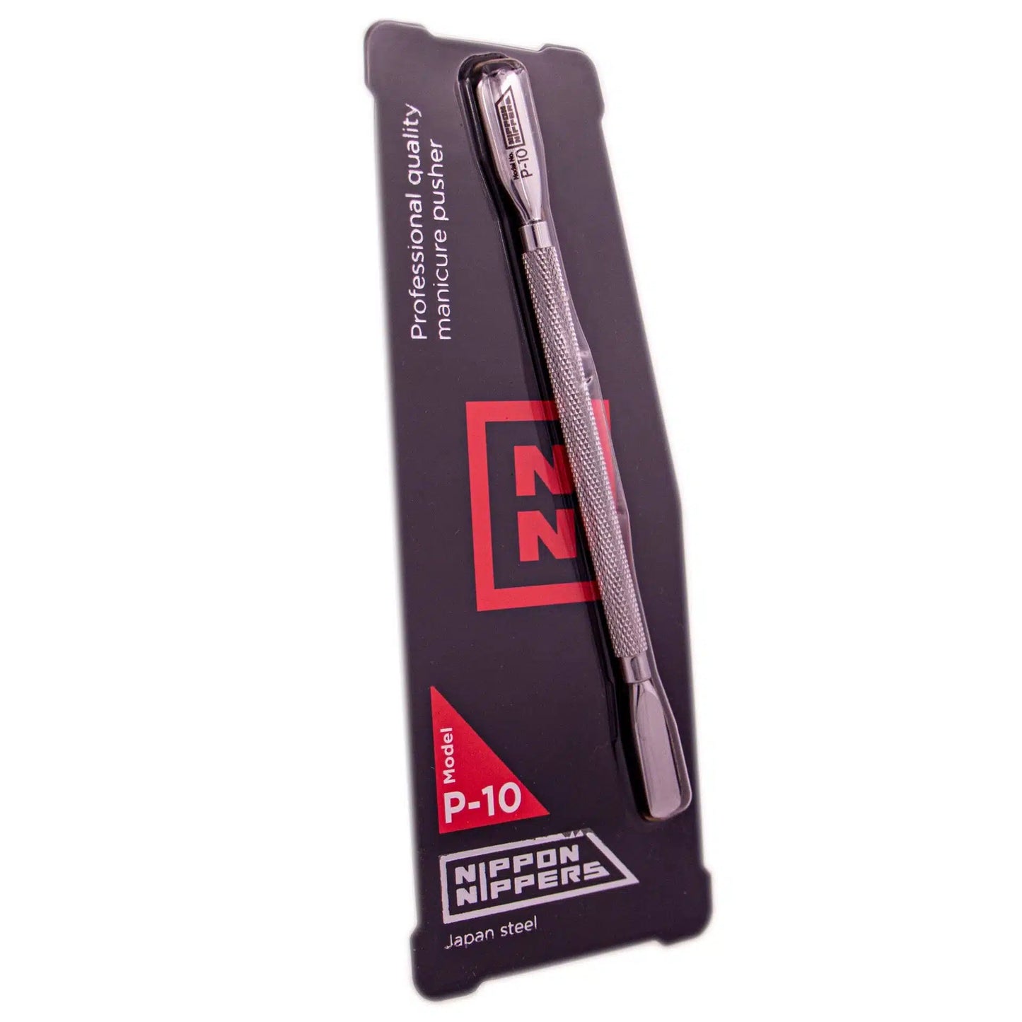 Nippon Nippers Empujador de Cutícula, Dos espátulas, P-10