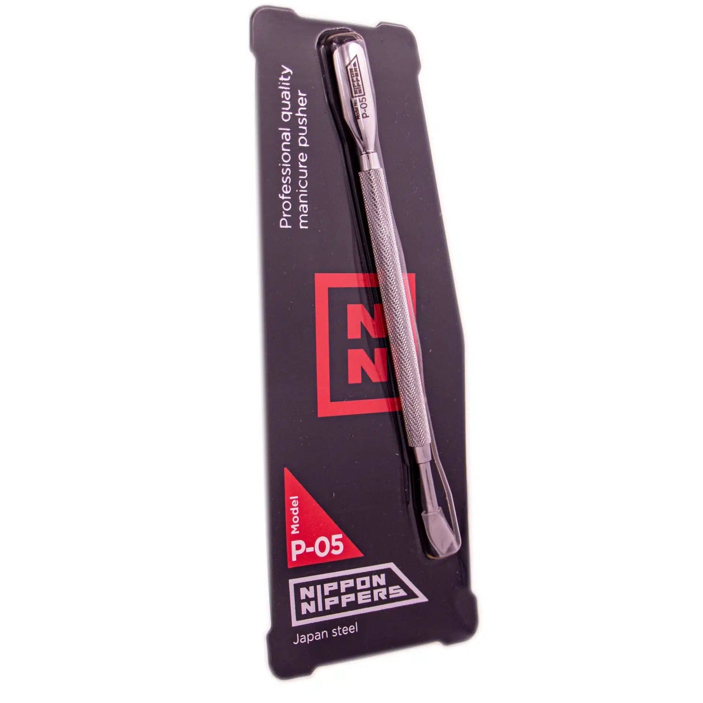 Nippon Nippers Empujador de Cutícula, Espátula y Hacha, P-05