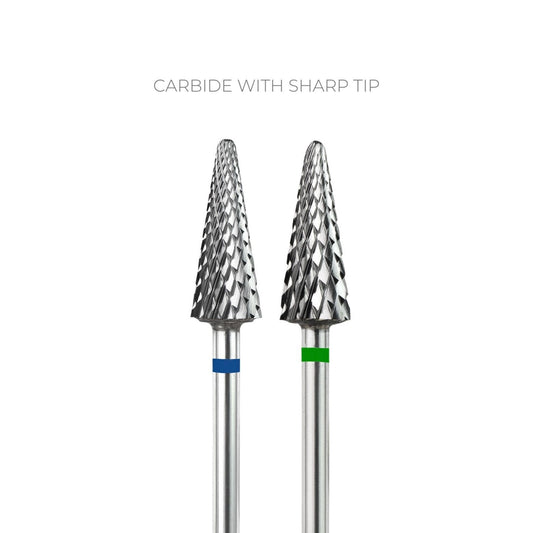 TOUCH Fresa de carburo de tungsteno con punta afilada, azul