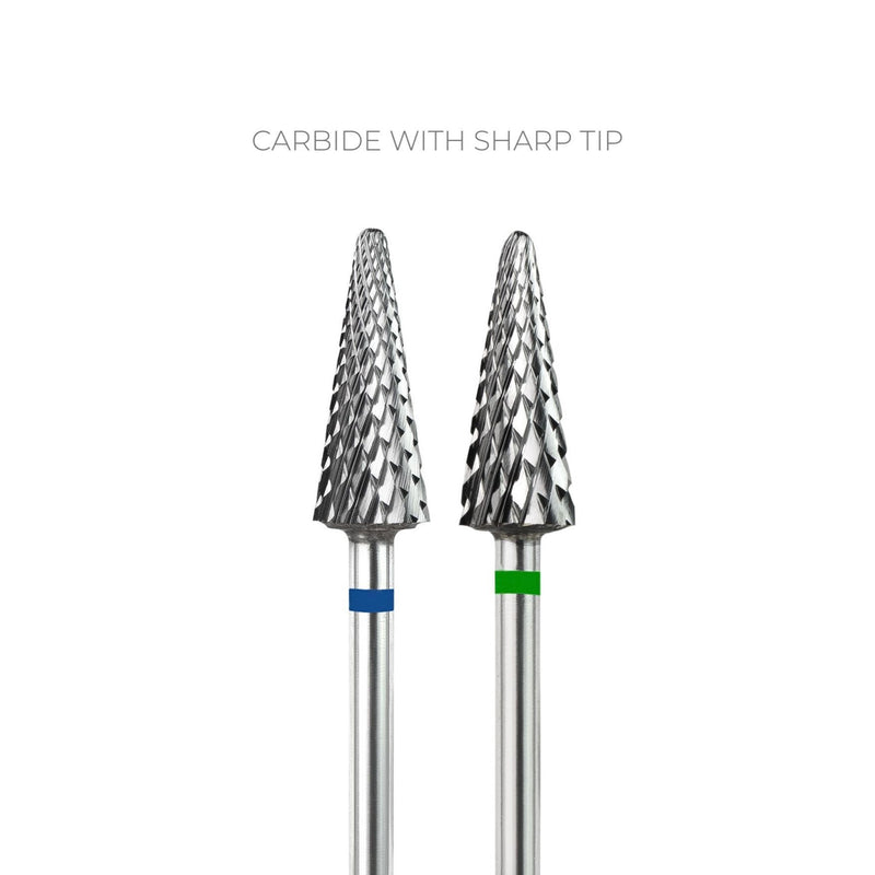 TOUCH Fresa de carburo de tungsteno con punta afilada, azul