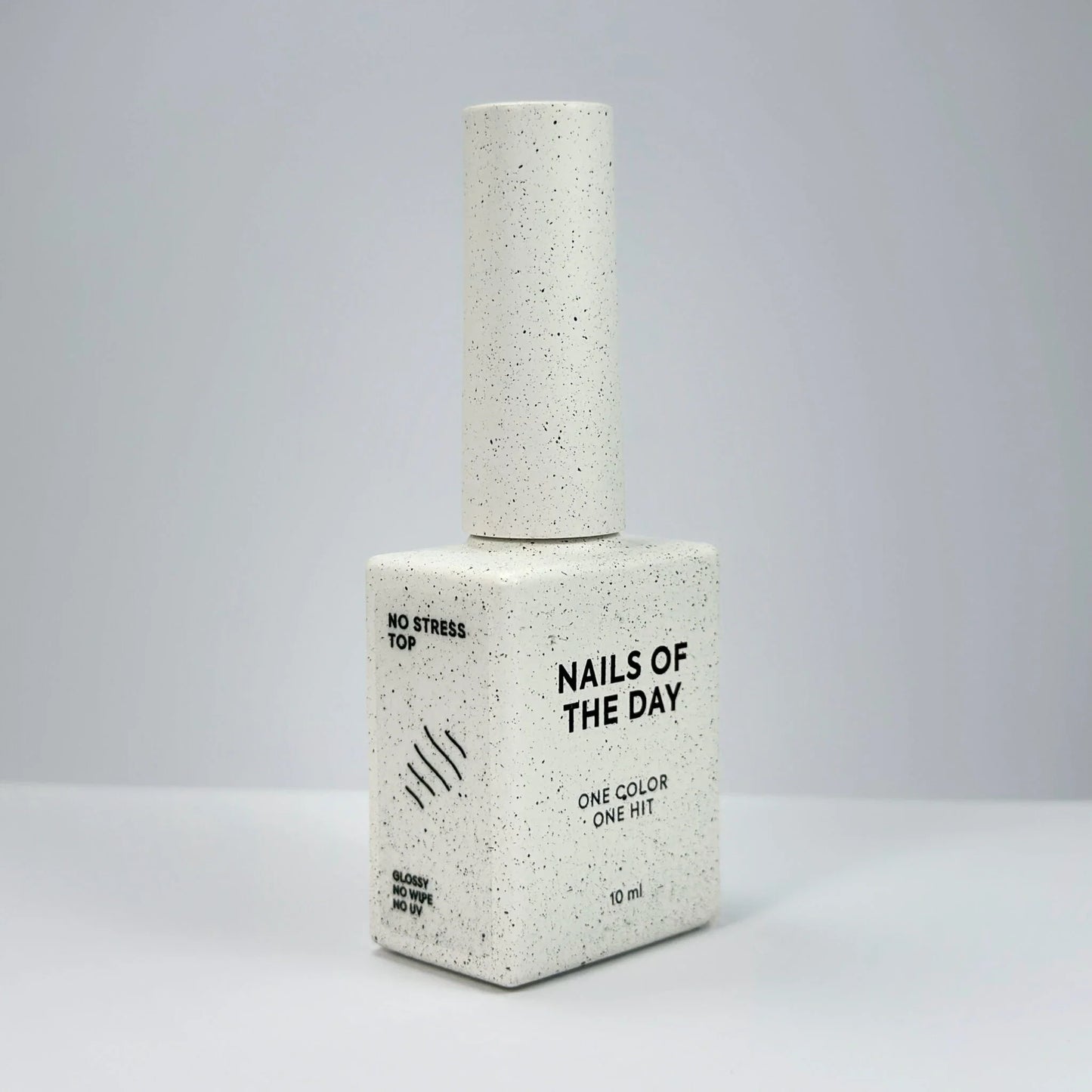 NAILSOFTHEDAY No stress top no wipe - top brillante sin capa pegajosa y sin filtros UV,  10 ml