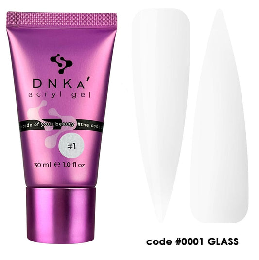 DNKa' Аcryl Gel #0001 Vidrio (tubo), 30 ml