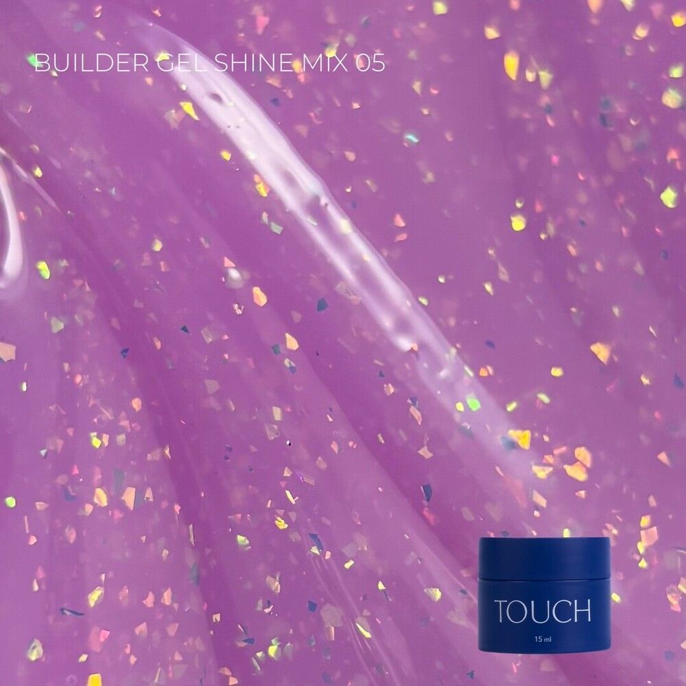 TOUCH Builder gel 15ml Shine Mix, 5