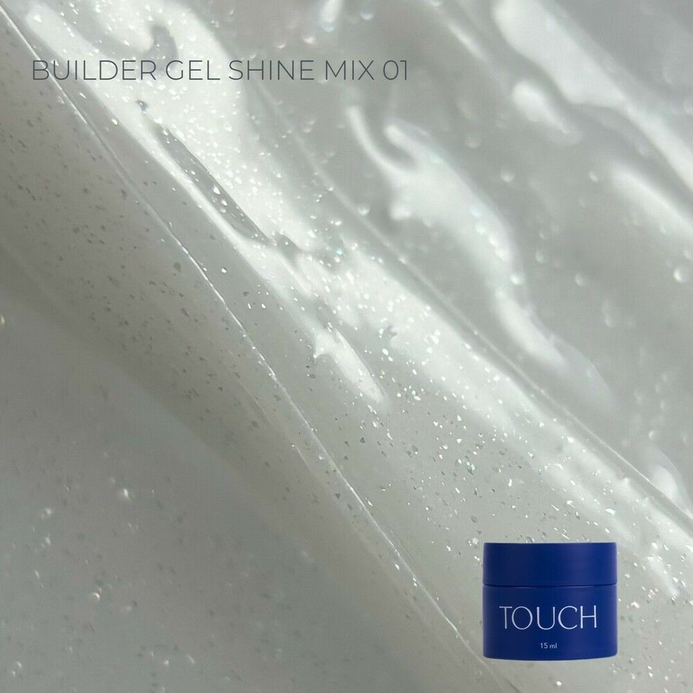 TOUCH Builder gel 15ml Shine Mix, 1