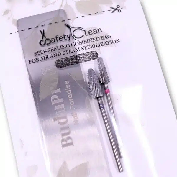 Bolsas de Esterilización 75×150, Beige Combinadas – Transparentes. Doble Indicador, 100 uds.