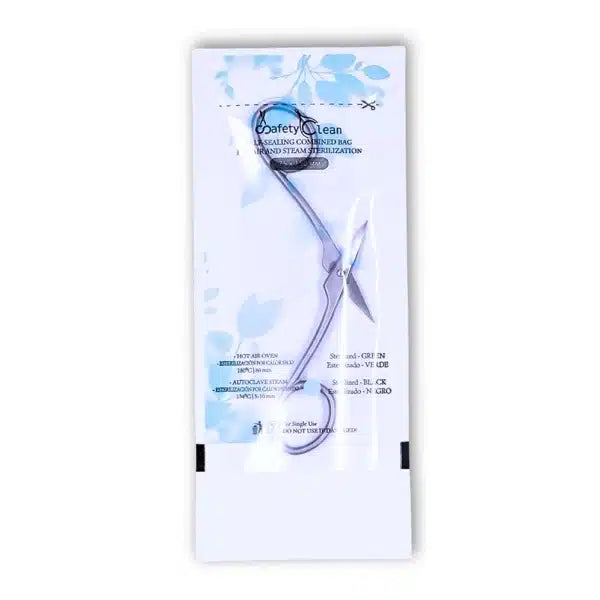 Bolsas de Esterilización 75×150, Azul Combinadas – Transparentes. Doble Indicador, 100 uds.