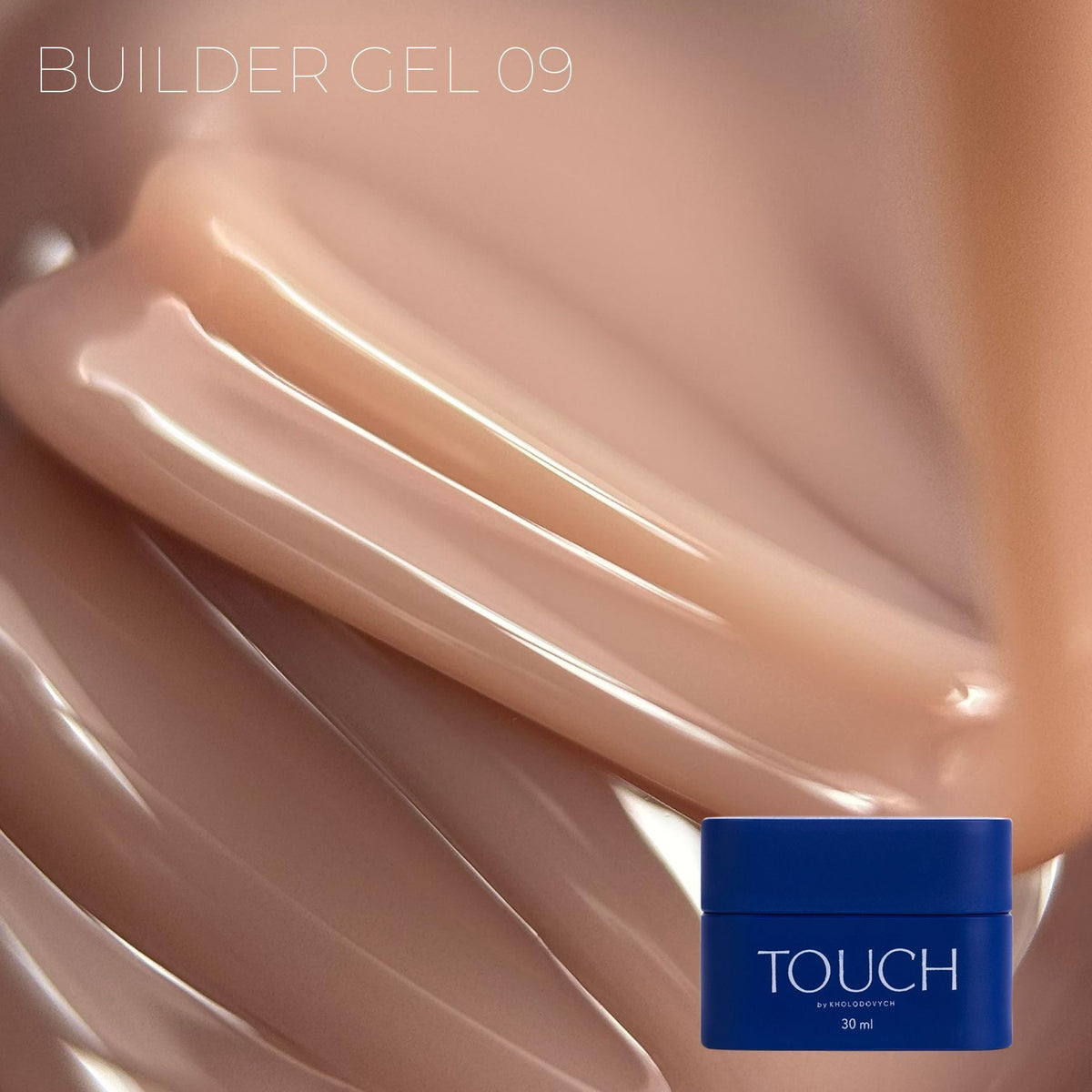 TOUCH Builder gel 30ml, 09 (Toffee)