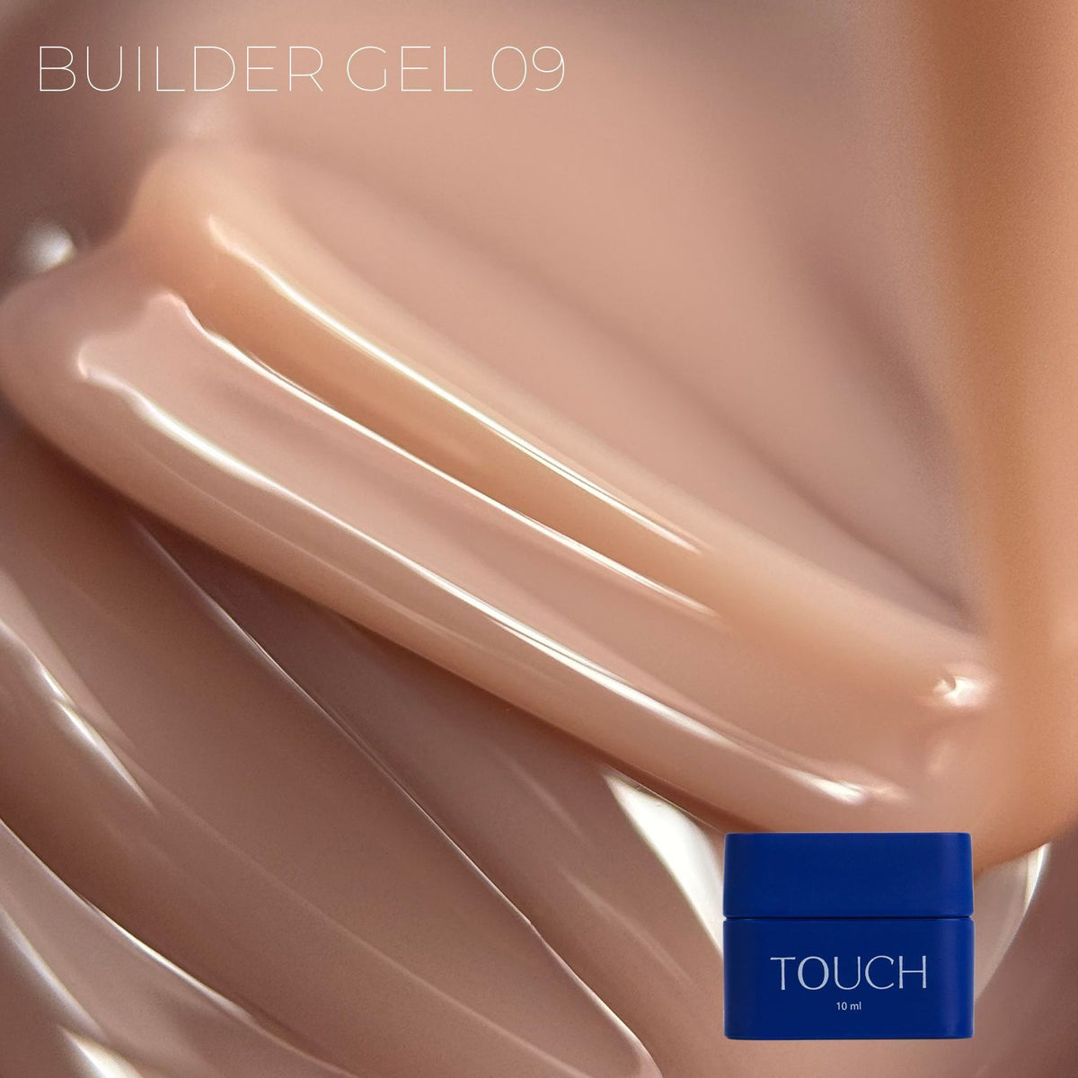 TOUCH Builder gel 10ml, 09 (Toffee)