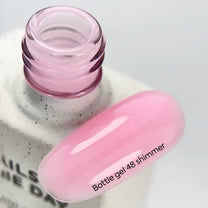 NAILSOFTHEDAY   Bottle   gel   Shimmer 48   –   Gel   líquido,   rosa,   10   ml