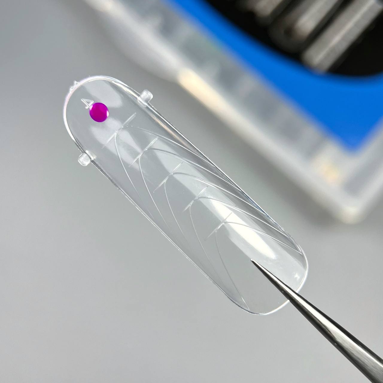 NAILSOFTHEDAY Forma de silicona Pro Mix 6 (Tipo 22): un conjunto de formularios superiores con aplicación de puntos, 144 piezas, 6 tipos de 12 tamaños