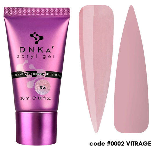 DNKa' Аcryl Gel #0002 Vitrage (tubo), 30 ml