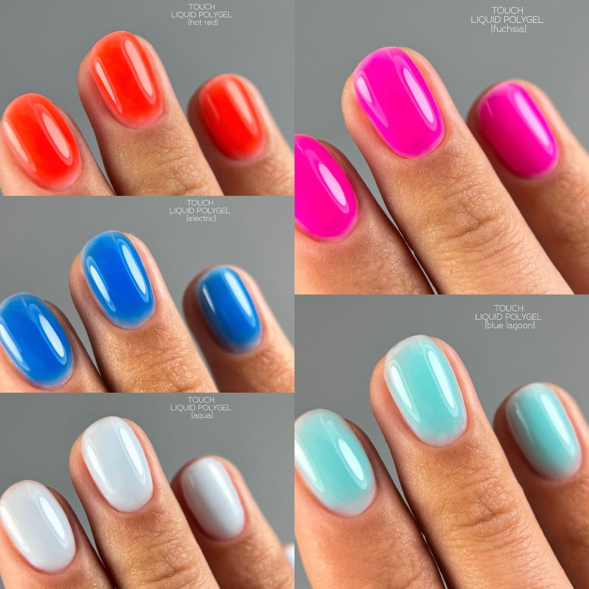 TOUCH Liquid polygel 15ml, Aqua