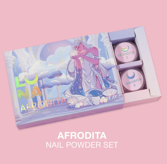 Lunamoon Afrodita Nail Powder Set 6pcs