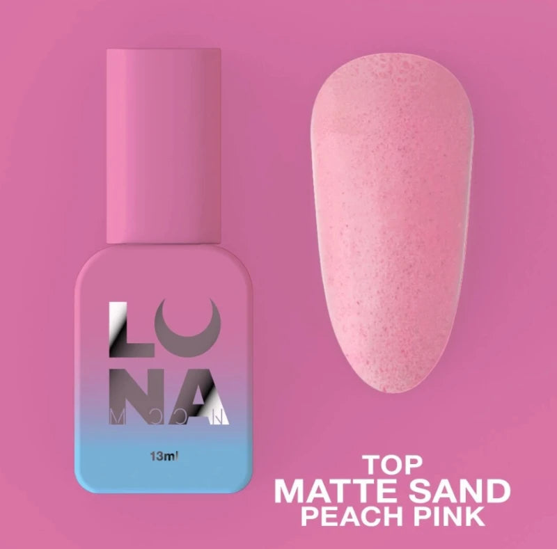 Lunamoon Top Matte Sand Peach Pink 13ml