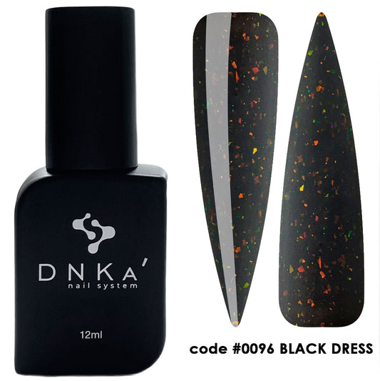 DNKa' Base de Camuflaje #0096 Vestido Negro, 12 ml