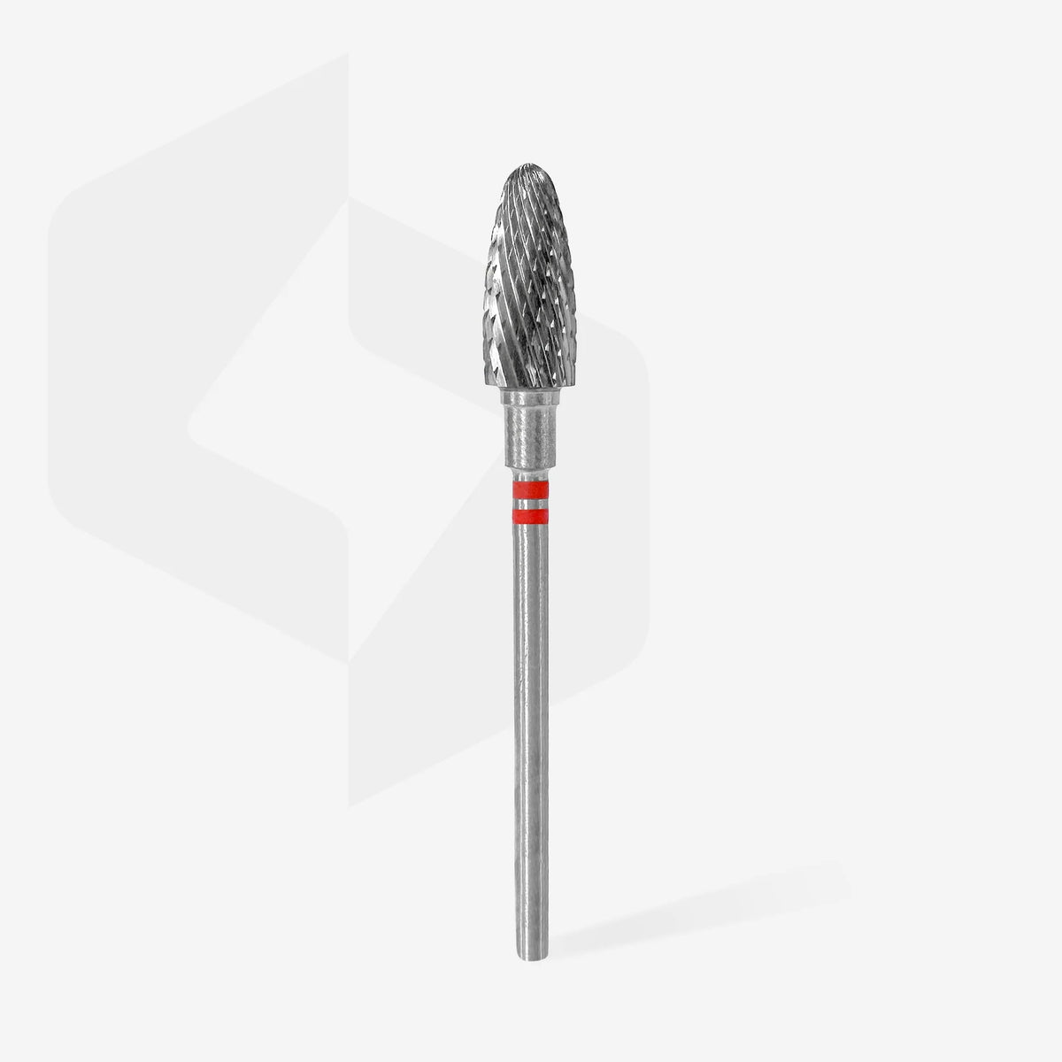 STALEKS EXPERT Fresa de metal duro para zurdos tipo maíz roja/azul, diámetro 6 mm, parte de trabajo 14 mm
