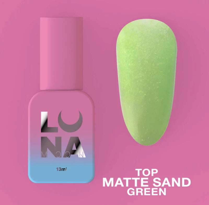 Lunamoon Top Matte Sand Green 13ml