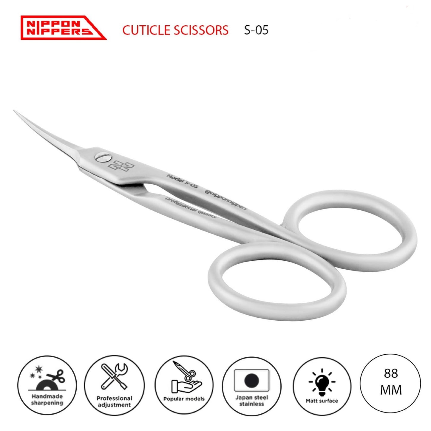 Nippon Nippers Tijeras. Serie 4. 99 mm. S-04