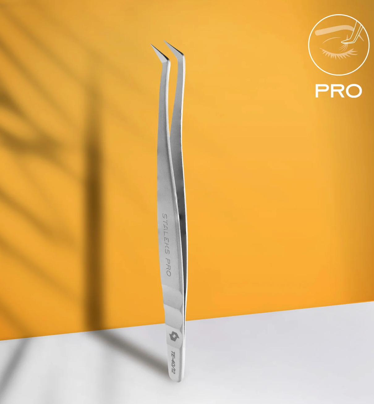 Pinzas de pestañas profesionales EXPERT 40 L-SHAPED
