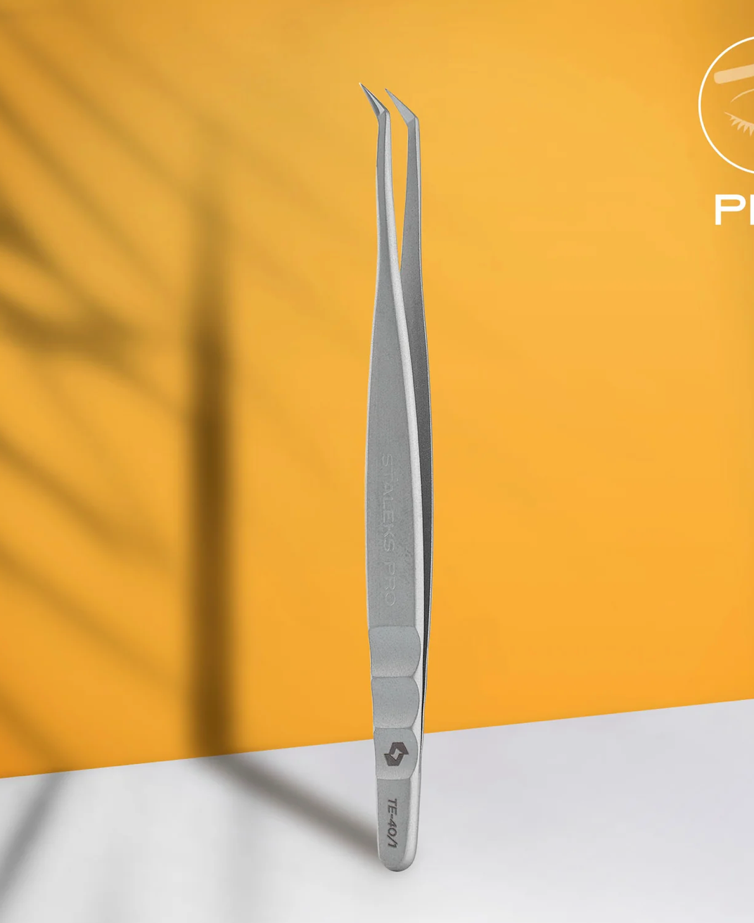 Pinzas de pestañas profesionales EXPERT 40 L-SHAPED