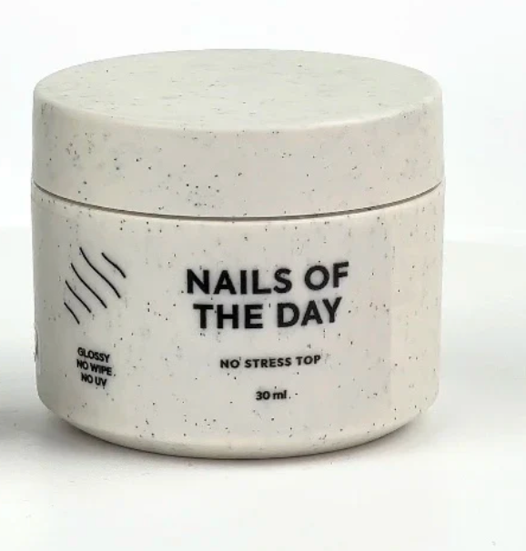 NAILSOFTHEDAY No stress top no wipe - top brillante sin capa pegajosa y sin filtros UV 10/30/50ml