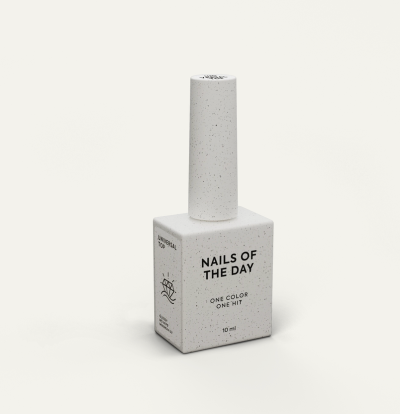 NAILSOFTHEDAY Universal Top — top coat brillante sin capa pegajosa con filtros UV 10/30/50ml