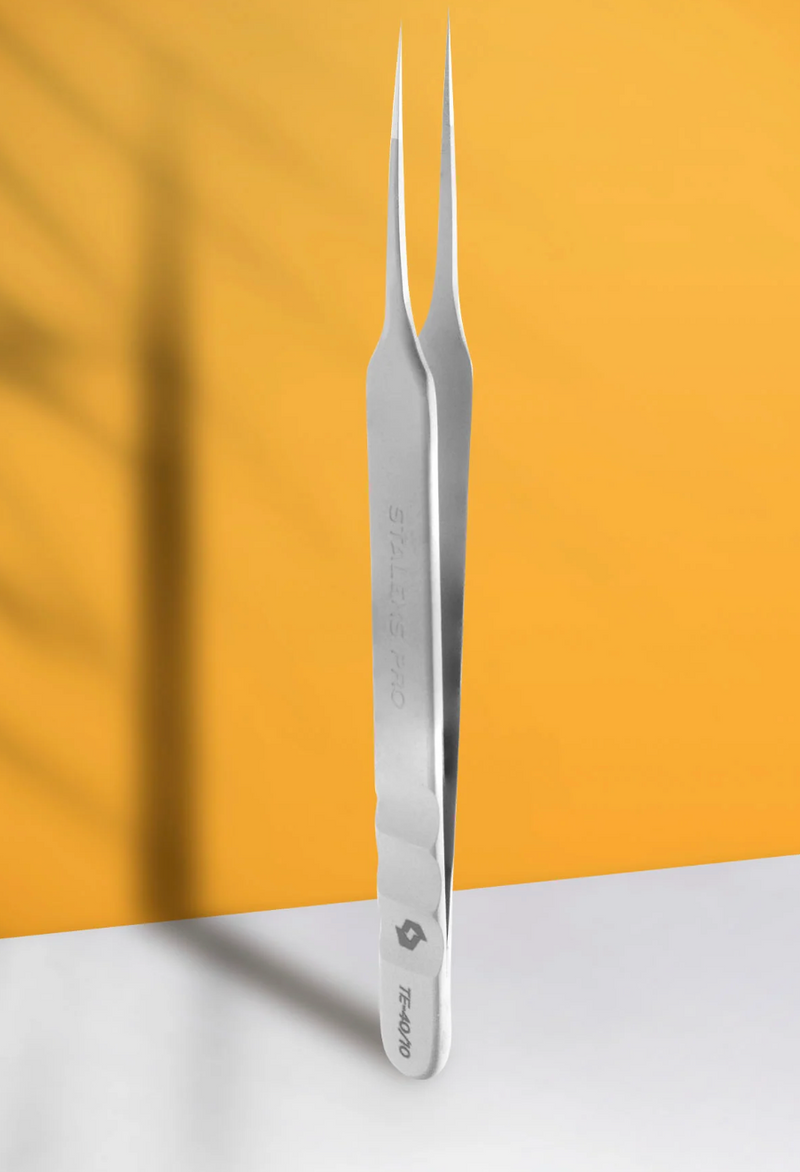Staleks Pinza De Pestañas Profesional EXPERT 40/ 10 (Recta)