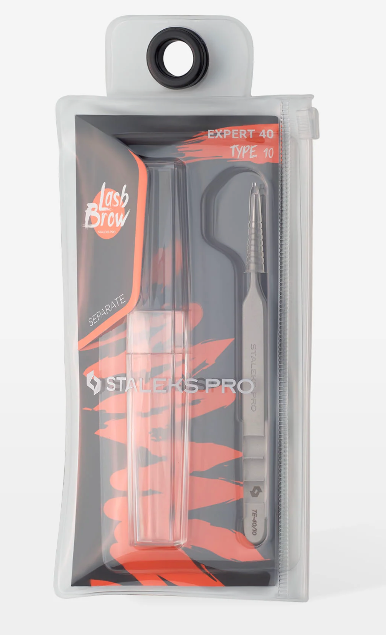 Staleks Pinza De Pestañas Profesional EXPERT 40/ 10 (Recta)