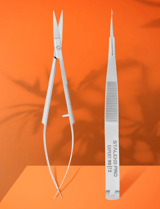 Staleks Microtijeras Profesionales Para Modelado De Cejas EXPERT 90/ 2