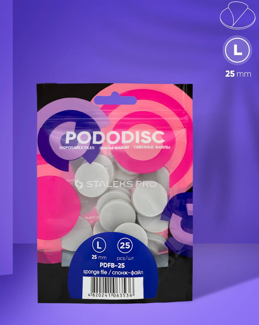 Staleks Recambio Esponjas PODODISC L(25 Uds.)