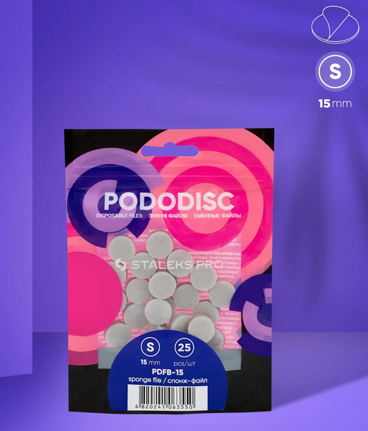 Staleks Recambio Esponjas PODODISC S(25 Uds.)