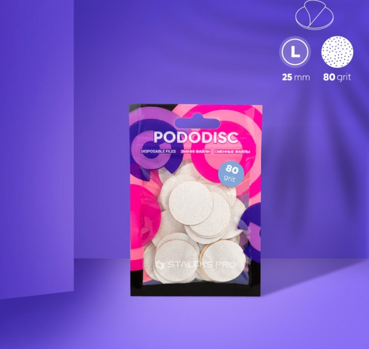 Staleks Desechables para Pododisc L grano 80 (50 uds)