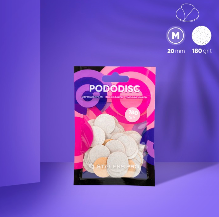 Staleks Desechables para Pododisc L grano 180 (50 uds)