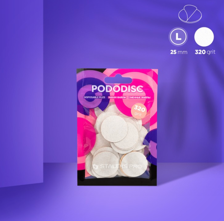Staleks Desechables para Pododisc L grano 320 (50 uds)