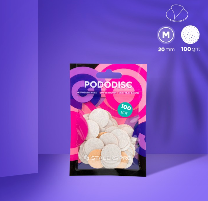 Staleks Desechables para Pododisc M grano 100 (50 uds)