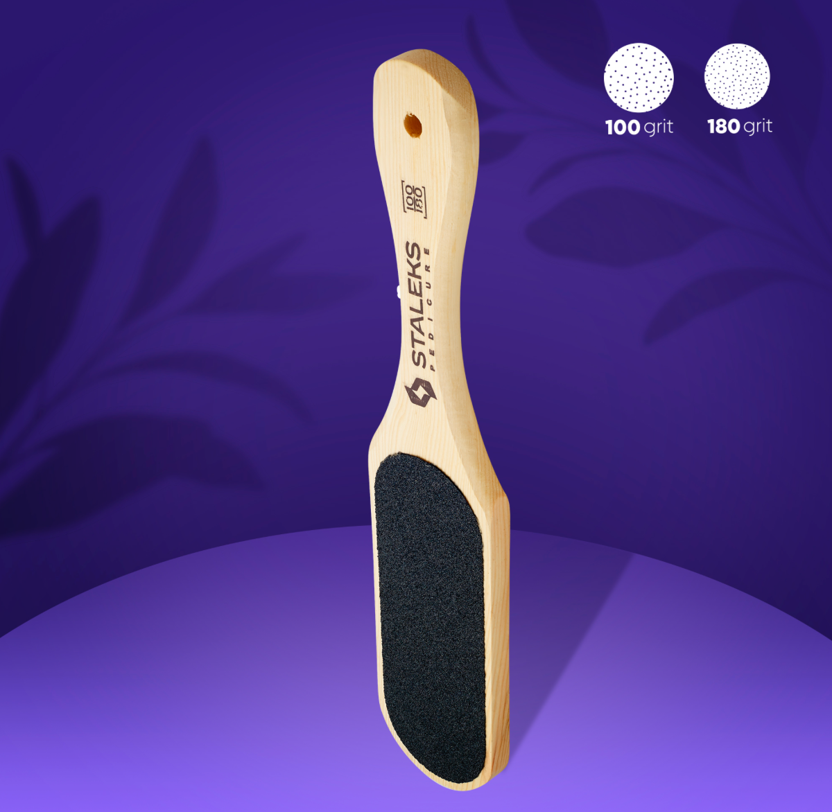 Lima de madera para pies BEAUTY & CARE 10 TYPE 1 100/180 grit