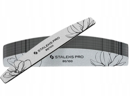 STALEKS EXPERT 40 LIMAS DESECHABLES DE MEDIA LUNA 80/100 25 UDS