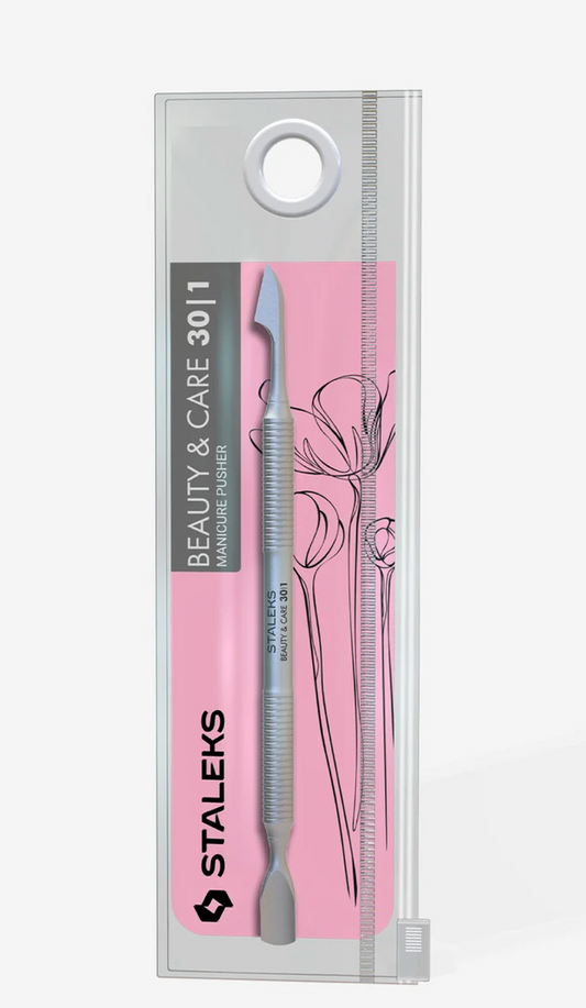 Empujador de manicura BEAUTY & CARE 30 TYPE 1 (empujador estrecho redondeado y limpiador)