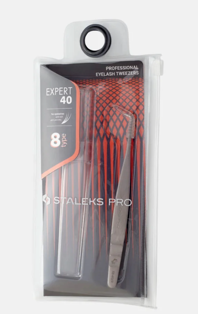 Pinzas de pestañas profesionales EXPERT 40/8 MEGA VOLUME